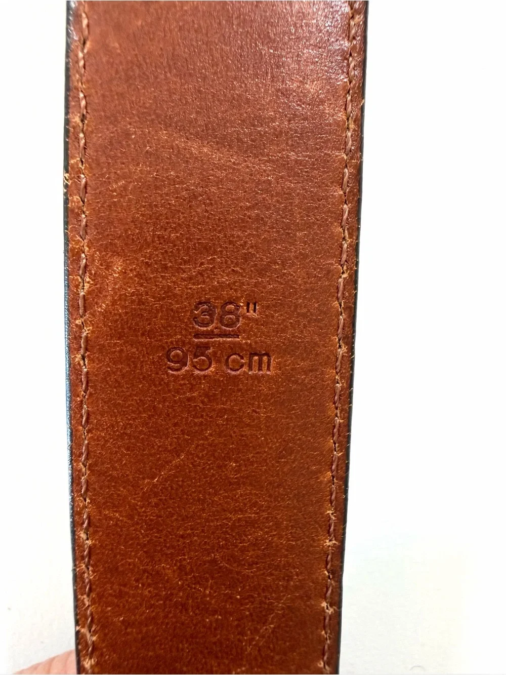Vintage Coach Leather Belt Burgundy Oxblood Brass Buckle Size 36